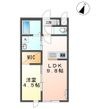 仮)貝津町新築アパートの間取図
