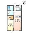 仮)貝津町新築アパートの間取図