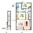 (仮称)　野々下1丁目アパートの間取図