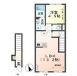 仮)東員町鳥取新築アパートの間取図