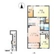 仮)相模原市南区アパート新築工事の間取図