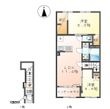 仮)相模原市南区アパート新築工事の間取図