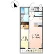 写真:仮)阿見町中郷新築アパート 2階208の間取図