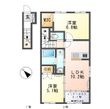 【新築】清水区船原アパート2期の間取図