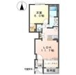(仮称)海老名市中野1丁目新築アパートの間取図