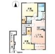 (仮称)海老名市中野1丁目新築アパートの間取図