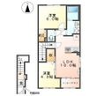 (仮称)海老名市中野1丁目新築アパートの間取図