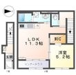 (仮称)大和高田市有井新築アパートの間取図