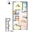 (仮)朝倉町新築アパートの間取図
