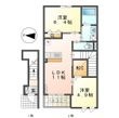 仮)水戸市姫子1丁目新築アパートの間取図