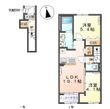 下野市下石橋新築アパートの間取図