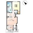 (仮称)千葉市中央区大森町新築アパートの間取図