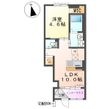(仮称)ユニヴァリィⅡ乃木福富の間取図