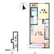 (仮称)ユニヴァリィⅡ乃木福富の間取図