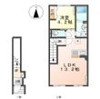 仮)富久山福原町裏新築アパートの間取図