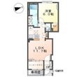(仮)東田中新築アパートの間取図