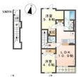 吉川市吉川美南アパート新築工事(仮の間取図