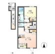 シェルル・スターテラス安久路Ⅱ（仮）の間取図