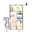 コムルソレイユの間取図
