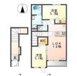 堺市美原区南余部新築アパートの間取図
