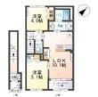 小田原8丁目新築アパートの間取図