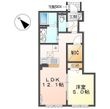 岡崎市戸崎町字屋敷 アパートⅡ期新築工事の間取図