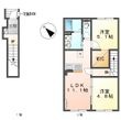 岡崎市戸崎町字屋敷 アパートⅡ期新築工事の間取図