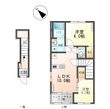 岡部新築アパートの間取図