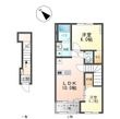 岡部新築アパートの間取図