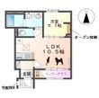 仮)北名古屋市石橋新築アパートの間取図