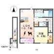 仮)北名古屋市石橋新築アパートの間取図