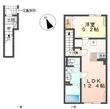 仮）牛久市田宮町新築アパートの間取図