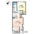 (仮)江田町新築アパートの間取図