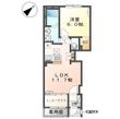 (仮)江田町新築アパートの間取図