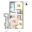 仮)小牧市東田中新築アパートの間取図