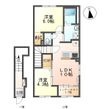 仮)小牧市東田中新築アパートの間取図