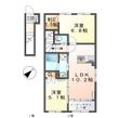 【新築】植田山賃貸アパートの間取図