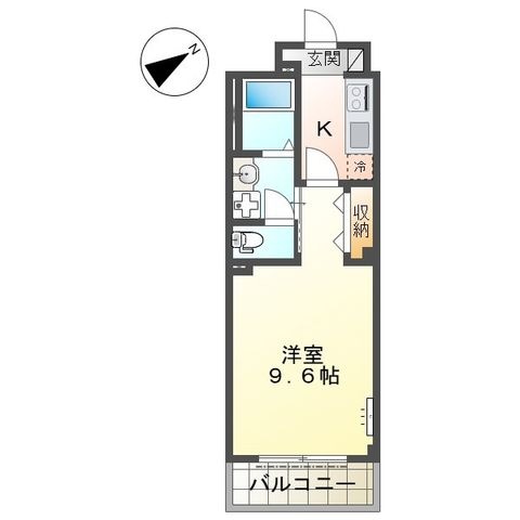 拡大写真:仮)西区五才美町新築マンション 1階105の間取り