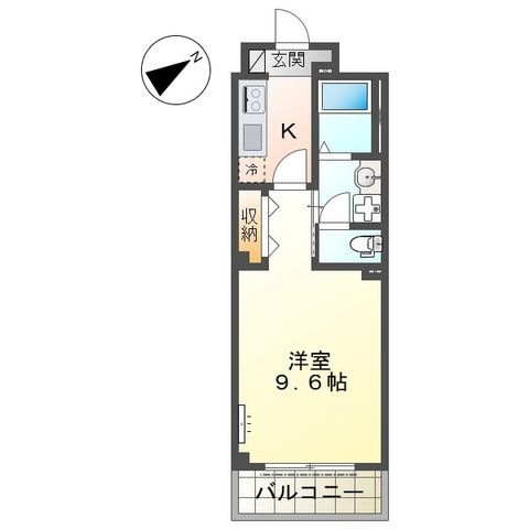 拡大写真:仮)西区五才美町新築マンション 1階106の間取り
