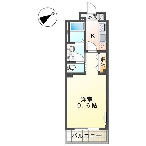 拡大写真:仮)西区五才美町新築マンション 2階203の間取り