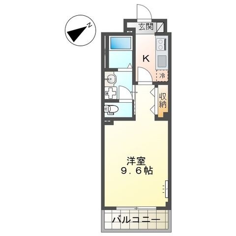 拡大写真:仮)西区五才美町新築マンション 3階305の間取り