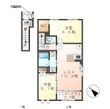 鎌ケ谷市くぬぎ山新築アパート（仮称）の間取図