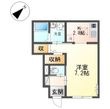 （仮称）吹田市新芦屋新築アパートの間取図