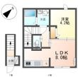 （仮称）吹田市新芦屋新築アパートの間取図