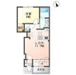 (仮)草津市川原2丁目新築アパートの間取図