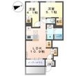 仮)港区東茶屋新築アパートの間取図