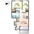 仮)港区東茶屋新築アパートの間取図