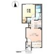 (仮)土浦市乙戸新築アパートの間取図