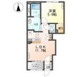 新発田市富塚町2丁目新築アパートの間取図