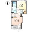 新発田市富塚町2丁目新築アパートの間取図